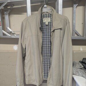 Eddie Bauer full zip men's LG spring coat